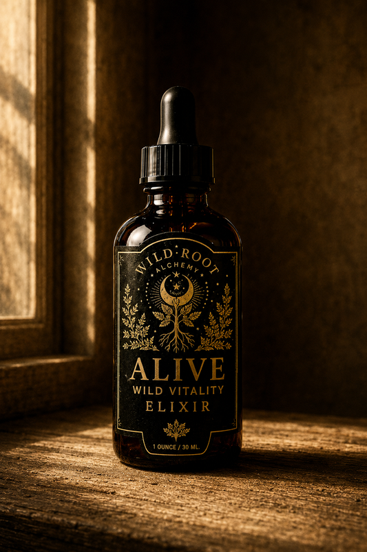 ALIVE wild vitality elixer  / Wild foraged detox / restorative