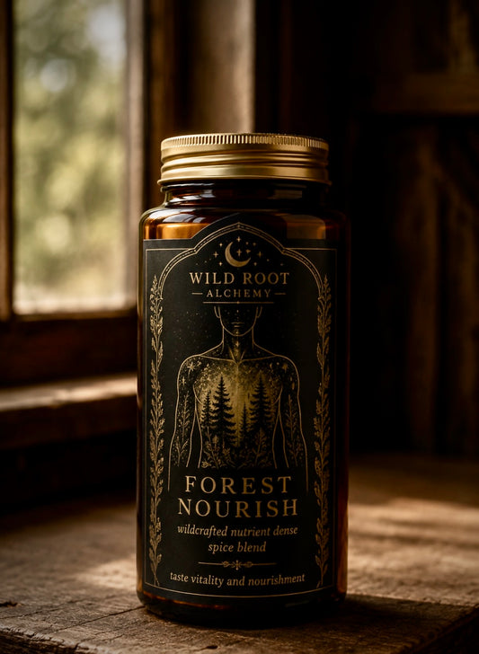 Forest Nourish, spice / mineral blend wild green